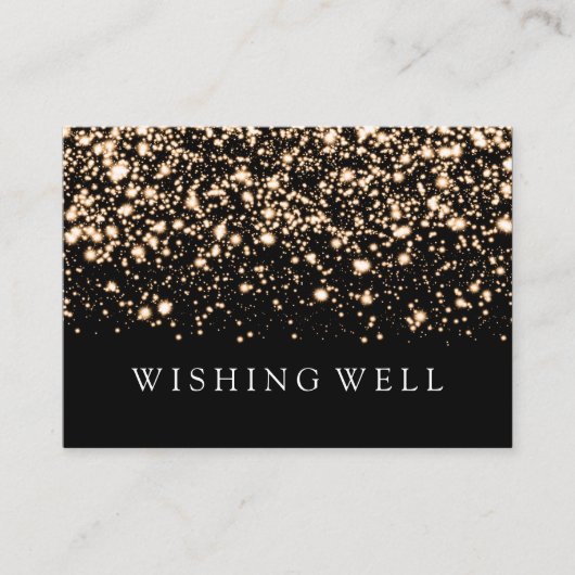 Wishing Well Gold Midnight Glam Informatiekaartje (Voorkant)