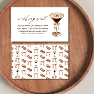 Wishing Well Love is Brewing Martini Vrijgezellenf Informatiekaartje