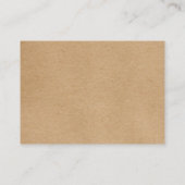 Wishing Well Signature Script Rustieke Kraft bruil Informatiekaartje (Achterkant)