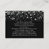 Wishing Well Silver Midnight Glam Informatiekaartje (Achterkant)