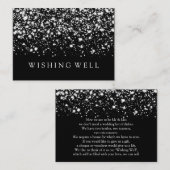 Wishing Well Silver Midnight Glam Informatiekaartje (Voorkant / Achterkant)