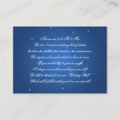 Wishing Well Sparkling String Blue Informatiekaartje (Achterkant)