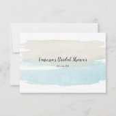 Wishing Well Vrijgezellenfeest in strand waterverf Kaart (Achterkant)