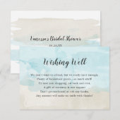 Wishing Well Vrijgezellenfeest in strand waterverf Kaart (Voorkant / Achterkant)