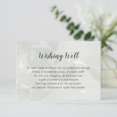 Wishing Well Vrijgezellenfeest | waterverf van de  Kaart (Staand voorkant)