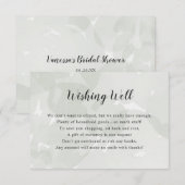 Wishing Well Vrijgezellenfeest | waterverf van de  Kaart (Voorkant / Achterkant)