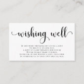 Wishing Well Wedding Invitation Enclosure Kaart