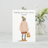 Wishing you a cozy Advent season Bedankkaart (Staand voorkant)