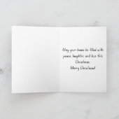 Wishing You a Cozy Christmas Folded Greeting Card Kaart (Binnen)