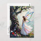 Wishing You a Day full of Magic | Friendship Briefkaart (Voorkant / Achterkant)