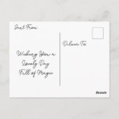 Wishing You a Day full of Magic | Friendship Briefkaart (Achterkant)