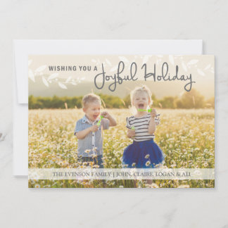 Wishing you a Joyful Holiday Feestdagenkaart