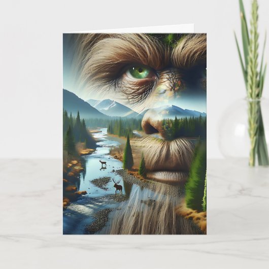 Wishing  You a Legendary Birthday | Bigfoot Kaart (Voorkant)