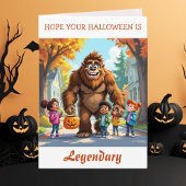 Wishing you a Legendary Halloween! | Bigfoot Kaart