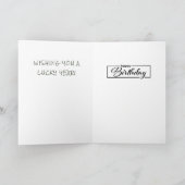 Wishing You a Lucky Year Mahjong Birthday Kaart (Binnen)