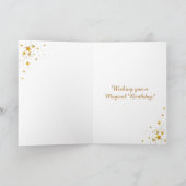 Wishing you a Magical Birthday \ Fairy Kaart (Binnen)