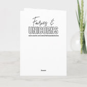 Wishing you a Magical Birthday Niece | Fairytale Kaart (Achterkant)