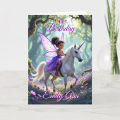Wishing you a Magical Birthday Niece | Fairytale Kaart (Voorkant)