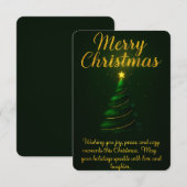 - "Wishing You a Merry Christmas" Bedankkaart (Voorkant / Achterkant)