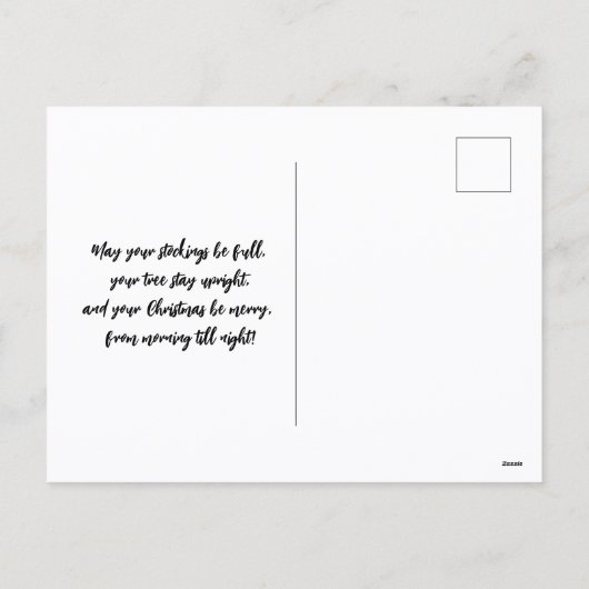 Wishing You A Merry KOAL-ATY Christmas Feestdagenkaart (Achterkant)