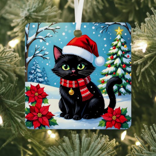 Wishing You a Paw-some Christmas | Personalized Metalen Ornament (Insitu)