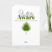 Wishing You a Peaceful Birthday | Weeping Willow Kaart (Achterkant)