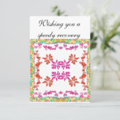 Wishing you a speedy recovery  kaart (Staand voorkant)