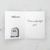 Wishing you a Spooktacular Halloween card Kaart (Binnen)