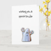 Wishing you a Spooktacular Halloween card Kaart (Gele Bloem)