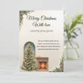 Wishing You Christmas Magic, Christmas cards Feestdagenkaart (Staand voorkant)
