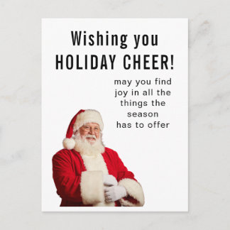 Wishing you HOLIDAY CHEER Briefkaart
