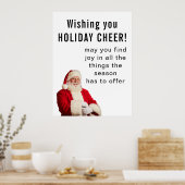 Wishing you HOLIDAY CHEER Poster (Keuken)