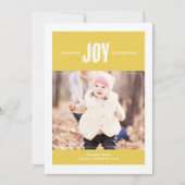 Wishing you Joy - Holiday Photo Wenskaart Feestdagenkaart (Voorkant)