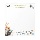 Wishing You The Best Day Ever Positivity Cat Notitieblok (Voorkant)