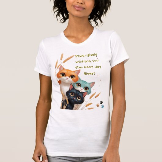 Wishing You The Best Day Ever Positivity T-shirt (Voorkant)