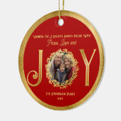 Wishing You Vakantie Seizoen Vrede en Liefde Keramisch Ornament (Links)