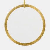 Wishing You Vakantie Seizoen Vrede en Liefde Keramisch Ornament (Achterkant)