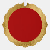 Wishing You Vakantie Seizoen Vrede en Liefde Ornament Kaart (Achterkant)