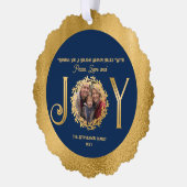 Wishing You Vakantie Seizoen Vrede en Liefde Ornament Kaart (Links)