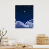 Wishingster over wolken poster (Keuken)