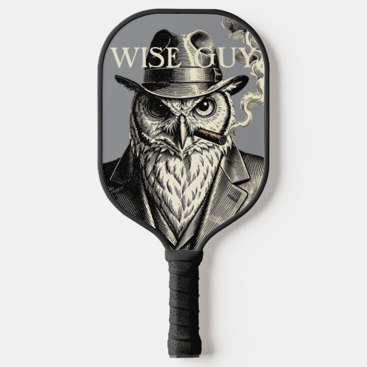 WISJONG (crème/witte typografie) Pickleball Paddle (Voorkant)