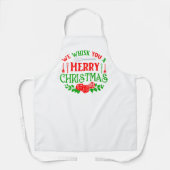 Wisk Merry Christmas Schort (Voorkant)