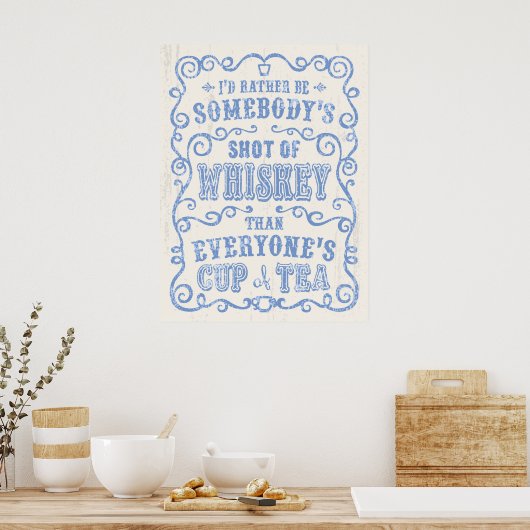 Wiskey Poster (Keuken)