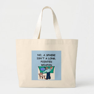 WISKUNDE4 GROTE TOTE BAG