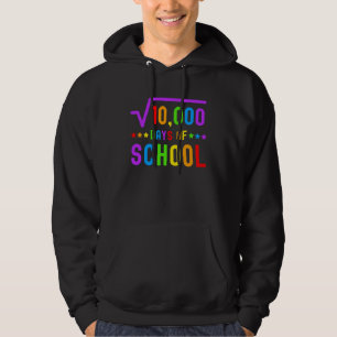 Wiskunde 100 dagen leraar Wiskunde op school 100 d Hoodie