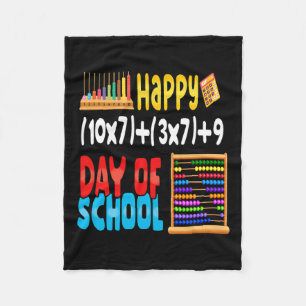 Wiskunde 100 dagen school voor lerarenopleiding fleece deken