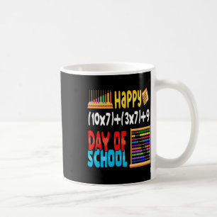 Wiskunde 100 dagen school voor lerarenopleiding koffiemok