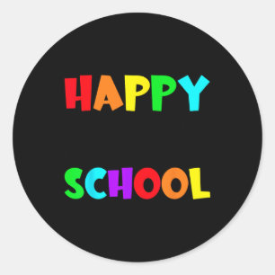 Wiskunde 100 dagen schoolleraar Jongen Girl G Ronde Sticker