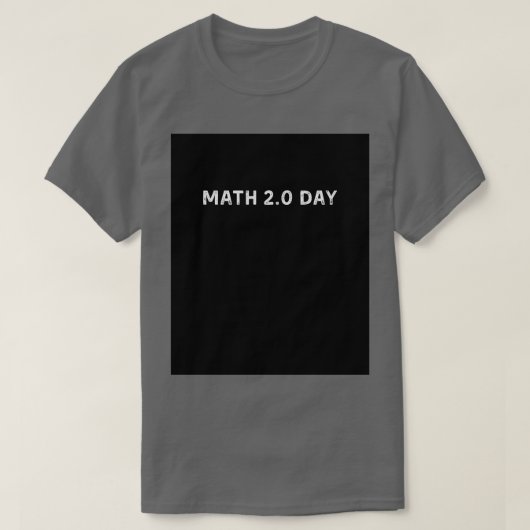 Wiskunde 20 dagen t-shirt (Design voorkant)