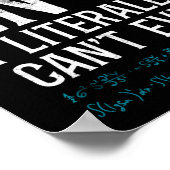 Wiskunde 2N-1 kan ik letterlijk niet eens leraar n Poster (Hoek)